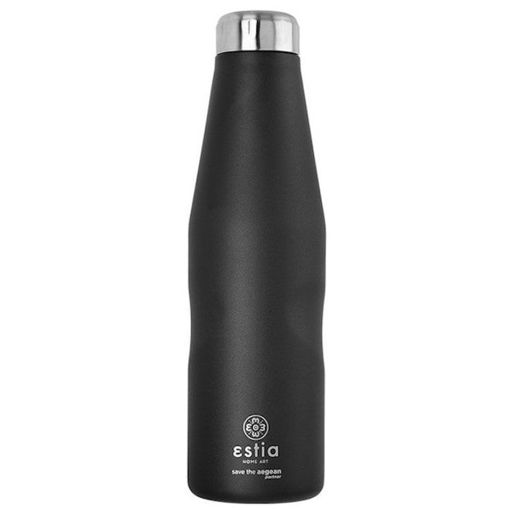 Εικόνα της Θερμός ανοξείδωτος Estia Travel Flask Save The Aegean 750ml Midnight Black 01-9816
