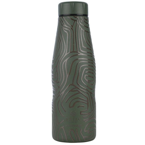 Εικόνα της Θερμός ανοξείδωτος Estia Travel Flask Save The Aegean 500ml Olive Flow 01-31572