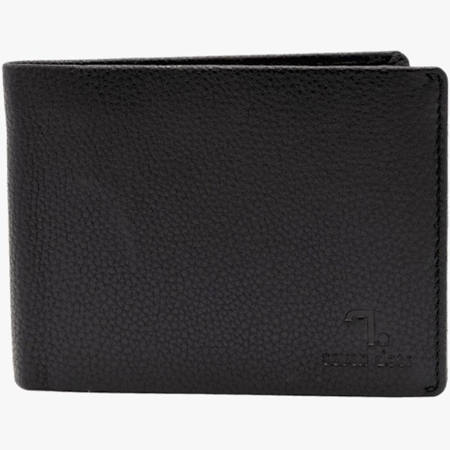 Εικόνα της Πορτοφόλι δερμάτινο 7.Dots Neptune Black/Green 70-001