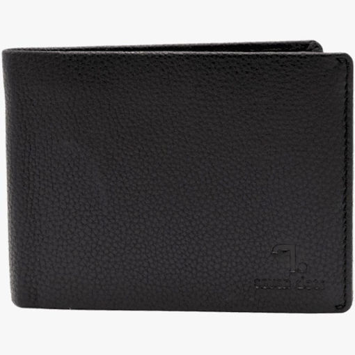 Εικόνα της Πορτοφόλι δερμάτινο 7.Dots Neptune Black/Green 70-001