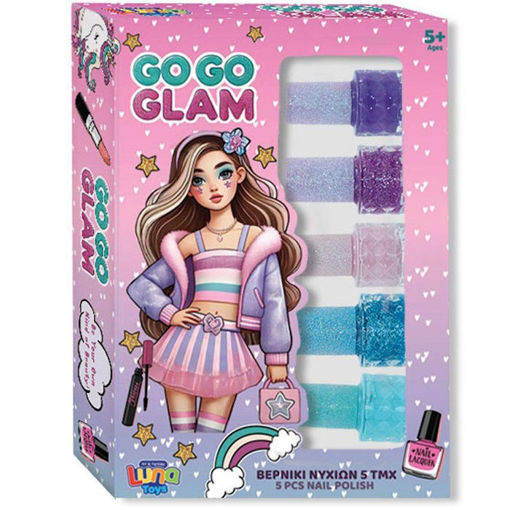 Εικόνα της Σετ Βερνίκια Νυχιών Luna Go Go Glam 5τεμ. 000623016