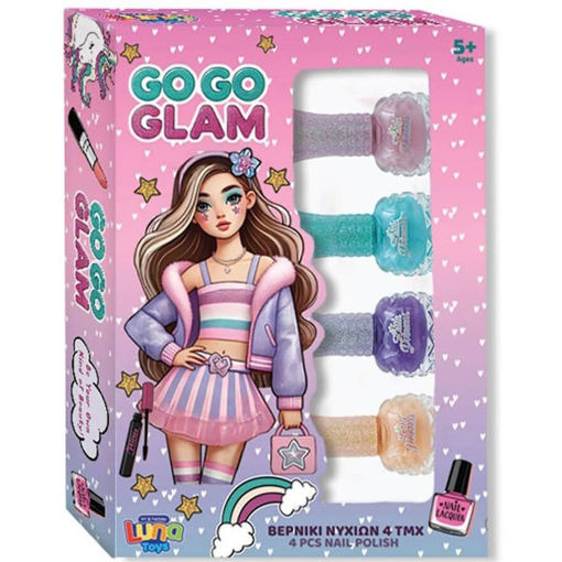 Εικόνα της Σετ Βερνίκια Νυχιών Luna Go Go Glam 4τεμ. 000623017