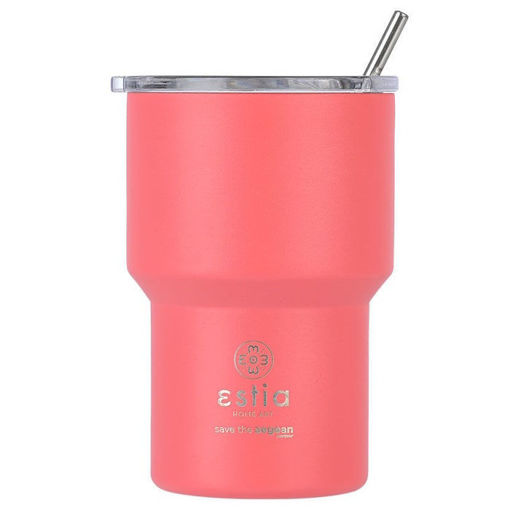 Εικόνα της Θερμός Estia Coffee Mug Lite Save The Aegean 400ml Fusion Coral 01-18474