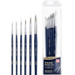 Εικόνα της Πινέλα Deli με ανάμεικτη τρίχα σετ 6τεμ Νο 2,4,6,8,10,12