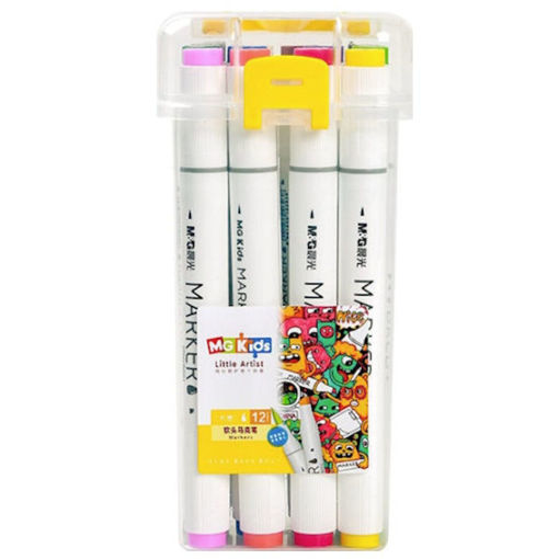Εικόνα της Μαρκαδόροι M&G kids Liitle Artist Soft Brush 12τμχ. APMV8032
