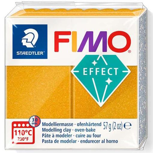 Εικόνα της Πηλός Fimo effect metallic gold 11 57gr Staedtler