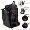 Εικόνα της Σακίδιο πλάτης Arctic Hunter με θήκη μπάλας & laptop 26L μαύρη B00391