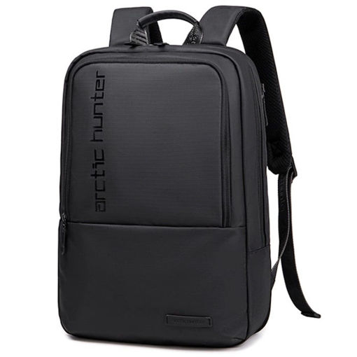 Εικόνα της Σακίδιο πλάτης Arctic Hunter μαύρη με θήκη laptop 15.6", 22L B00529