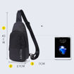 Εικόνα της Τσάντα Crossbody Arctic Hunter 5l Μαύρη XB0058-BK