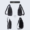 Εικόνα της Τσάντα Crossbody Arctic Hunter 5l Μαύρη XB0058-BK