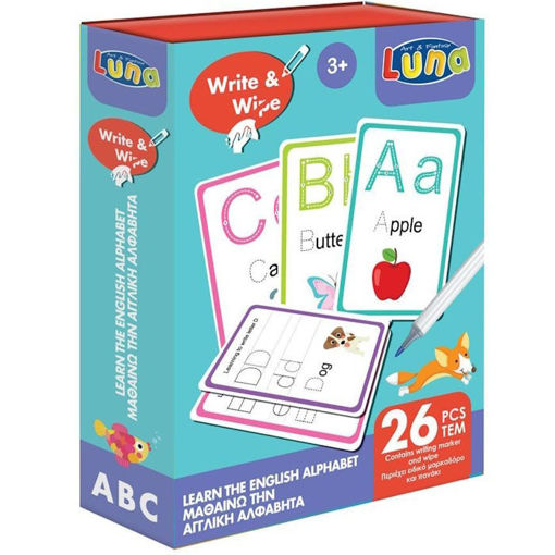 Εικόνα της Μαθαίνω την Αγγλική Αλφαβήτα Luna 24τεμ. 000621783