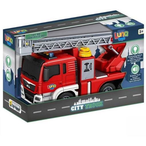 Εικόνα της Πυροσβεστικό όχημα Friction Luna 1:10 με φως και ήχο 000622790