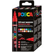 Εικόνα της Μαρκαδόροι Posca Brush set 16 τεμαχίων Uni