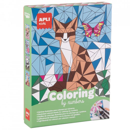 Σετ ζωγραφικής Apli Kids Coloring by Numbers 20077 8410782200772 Lichnaribooks
