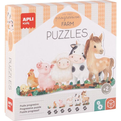 Εικόνα της Puzzle My Ferst Animals Farm Apli Kids AP-20123