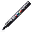 Μαρκαδόρος Posca Brush PC-5BR Black για καλλιτεχνική ζωγραφική με εύκαμπτο πινέλο, EAN 4902778311851, Lichnaribooks