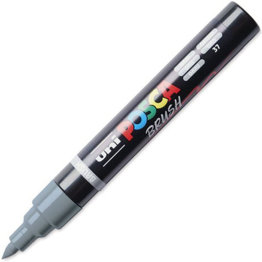 Εικόνα της Μαρκαδόροι Posca Brush PC-5BR Grey 37