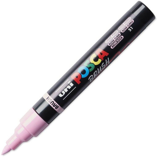 Εικόνα της Μαρκαδόροι Posca Brush PC-5BR Light pink 51
