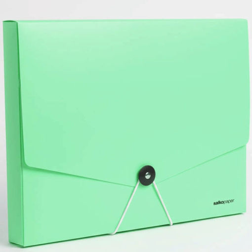 Κουτί Salko 3233 P.P. Α4 3cm με λάστιχο 5 παστέλ χρώματα 5202832032333 Lichnaribooks