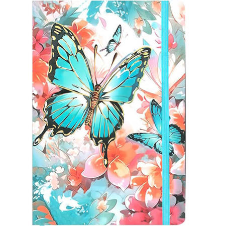 Εικόνα της Σημειωματάριο Salko Butterfly Α5 80σελ. 4 σχέδια 4045