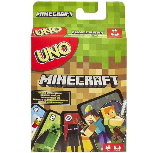Εικόνα της UNO Κάρτες Minecraft - Eng Mattel FPD61
