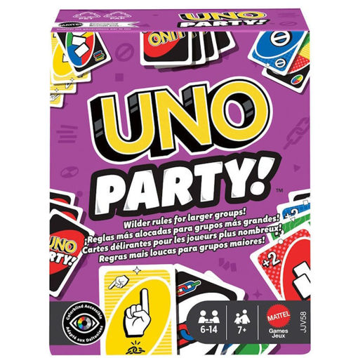 Εικόνα της UNO Κάρτες Party Mattel JJV58