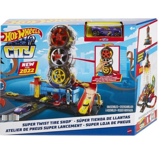 Εικόνα της Hot Wheels Πίστα City Με Περιστρεφόμενες Ρόδες Mattel HDP02