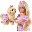 Εικόνα της Barbie Mattel και Σκυλάκι ασορτί εμφάνιση κούκλα JFP36