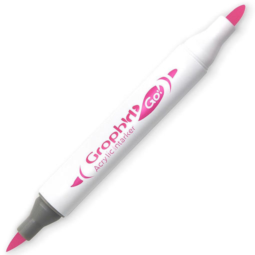 Εικόνα της Mαρκαδόρος Ακρυλικός Graph it διπλή μύτη πινέλο Azalea 5125