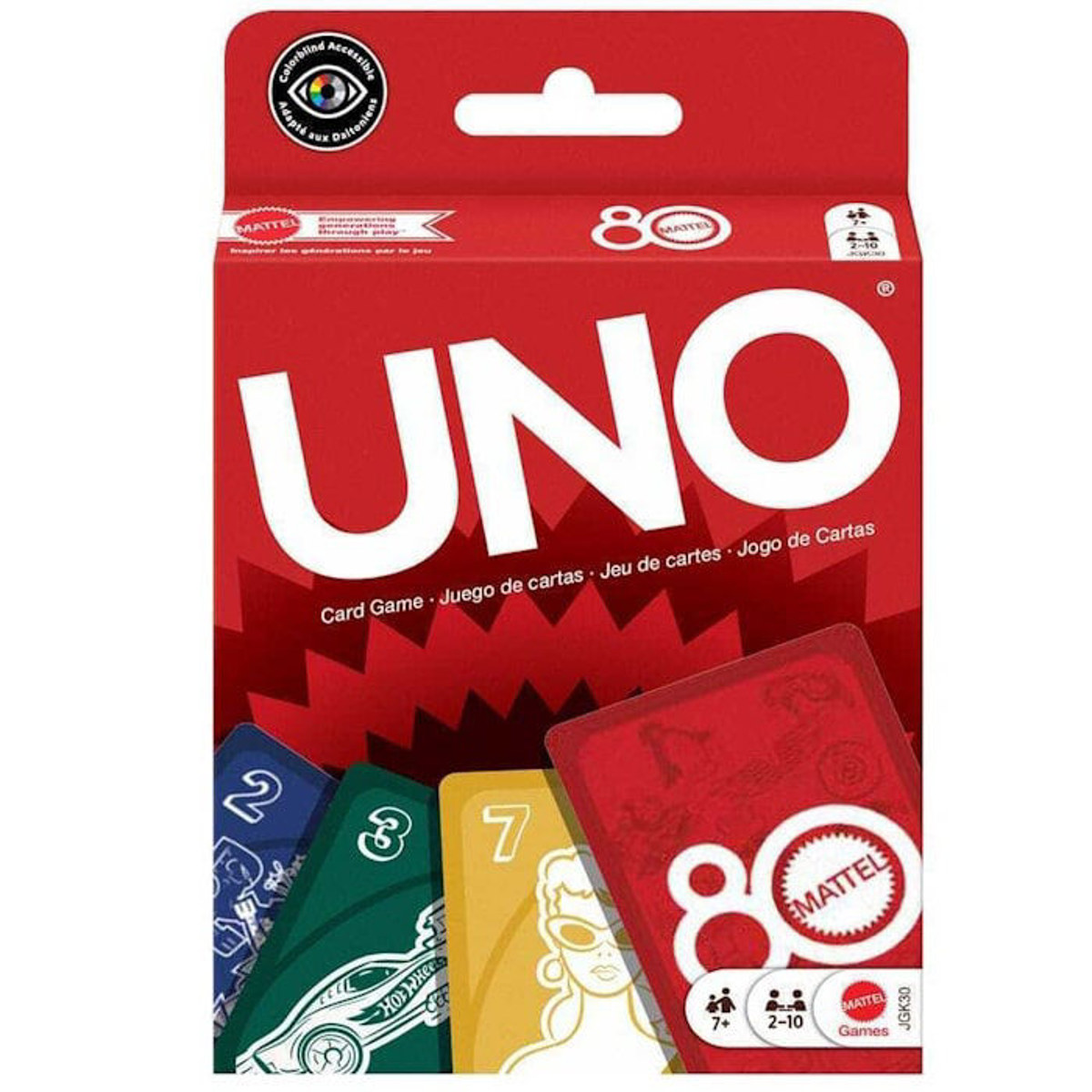 Εικόνα της UNO Mattel 80 Χρόνια JGK30