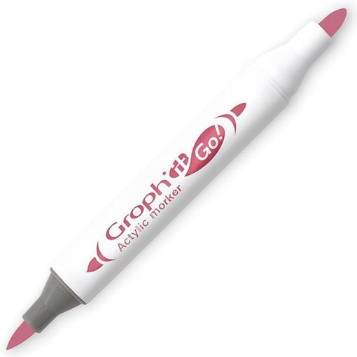 Εικόνα της Mαρκαδόρος Ακρυλικός Graph it διπλή μύτη πινέλο Poppy 5250
