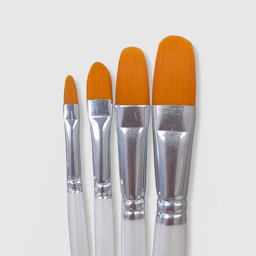 Εικόνα της Πινέλο πλακέ Le Bruin γλώσσα γάτας Deco N.10