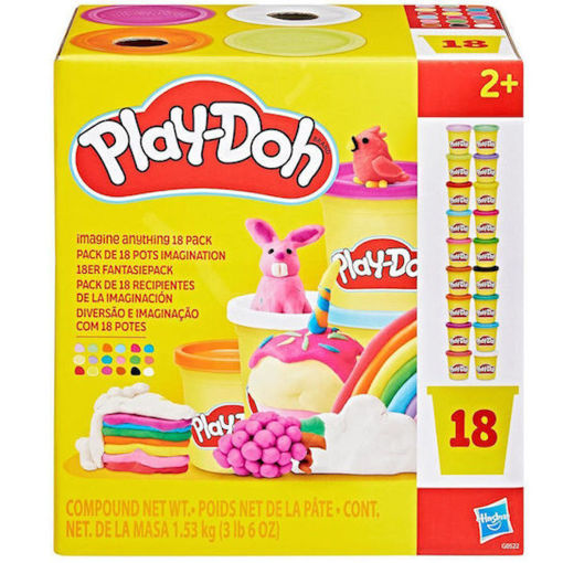 Εικόνα της Playdoh Hasbro Imagine anything 18 Pack G0522
