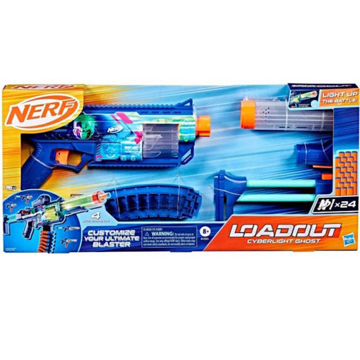 Εικόνα της Nerf Εκτοξευτής Load Out Cyberlight Ghost G1824