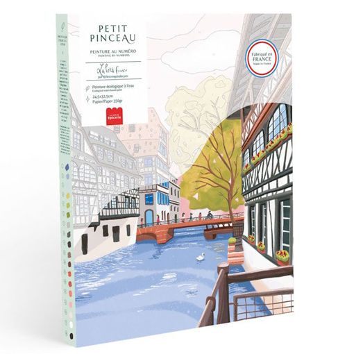 Εικόνα της Paint-by-number kit - La Petite France by Camille Clerc 350044