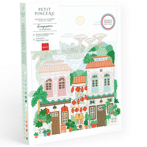 Εικόνα της Paint-by-number kit - Singapore by Hoglet & Co 350054