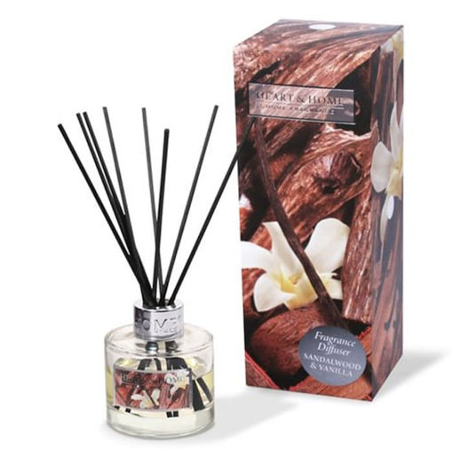Εικόνα της Αρωματικό χώρου Heart & Home με στικς Sandalwood & Vanilla 276310312