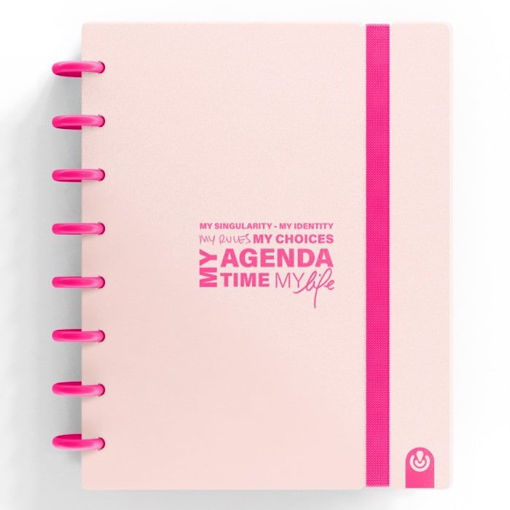 Εικόνα της My Planner Carchivo Ingeniox Α5 με 80φ αποσπώμενα Ροζ Παστέλ & Νέον Ροζ 66053525