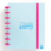 Εικόνα της My Planner Carchivo Ingeniox Α5 με 80φ αποσπώμενα Μπλε Παστέλ & Νέον Ροζ 66053530