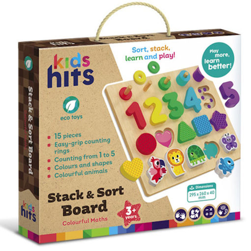 Εικόνα της Ξύλινα παζλ σφηνώματα Kids Hits Μαθηματικά 20/024