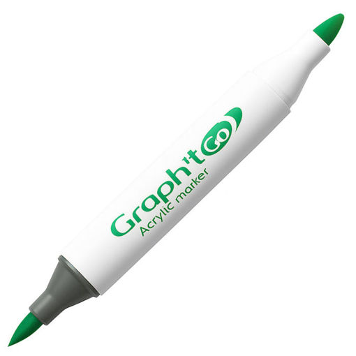 Εικόνα της Mαρκαδόρος Ακρυλικός Graph it διπλή μύτη πινέλο Normandy GG08130