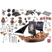 Εικόνα της Playmobil Pirates Πειρατική ναυαρχίδα 71530