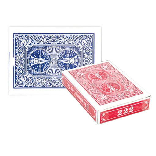 Εικόνα της Τράπουλα 52/φυλ. απλή 222 Modiano μπλε/κόκκινη
