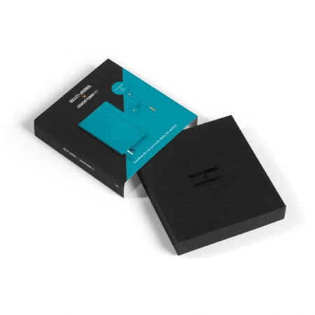 Εικόνα της Set Leuchtturm1917 L Collector΄s Ballpoint and σημειωματάριο Bujo Turquoise