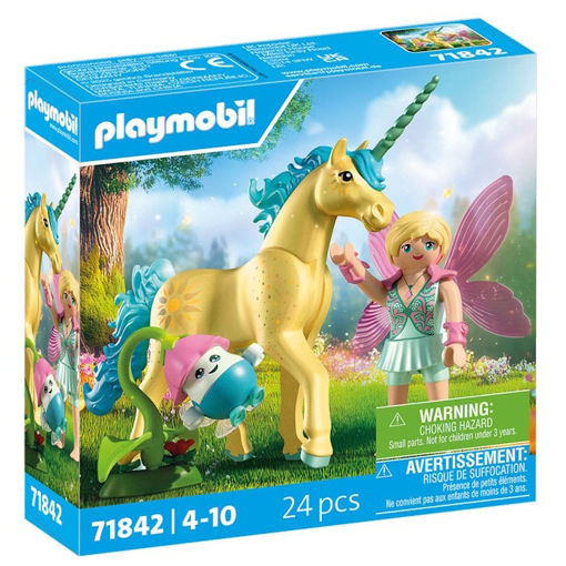 Εικόνα της Playmobil Magic Unicorns Μονόκερος με μπλε χαίτη 71842