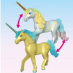 Εικόνα της Playmobil Magic Unicorns Μονόκερος με μπλε χαίτη 71842
