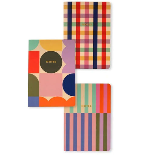 Εικόνα της Σετ 3 Σημειωμάταρια Α5 Kikkerland INK22-A-F