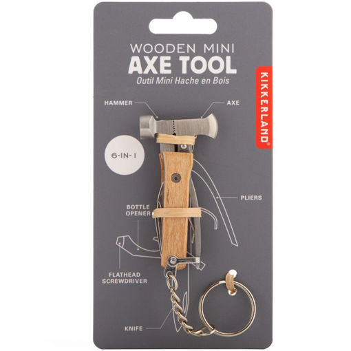 Εικόνα της Μπρελόκ - πολυεργαλείο τσεκουράκι Kikkerland KR108
