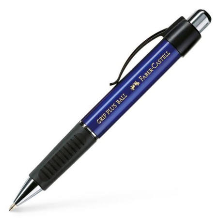 Εικόνα της Στυλό Faber Castell grip plus ball blue matallic 140732