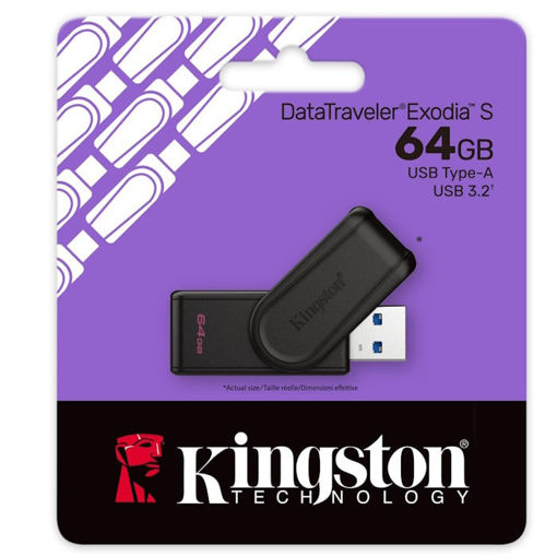Εικόνα της Kingston USB 64GB 3.2΄ DataTraveler Exodia S DTXS